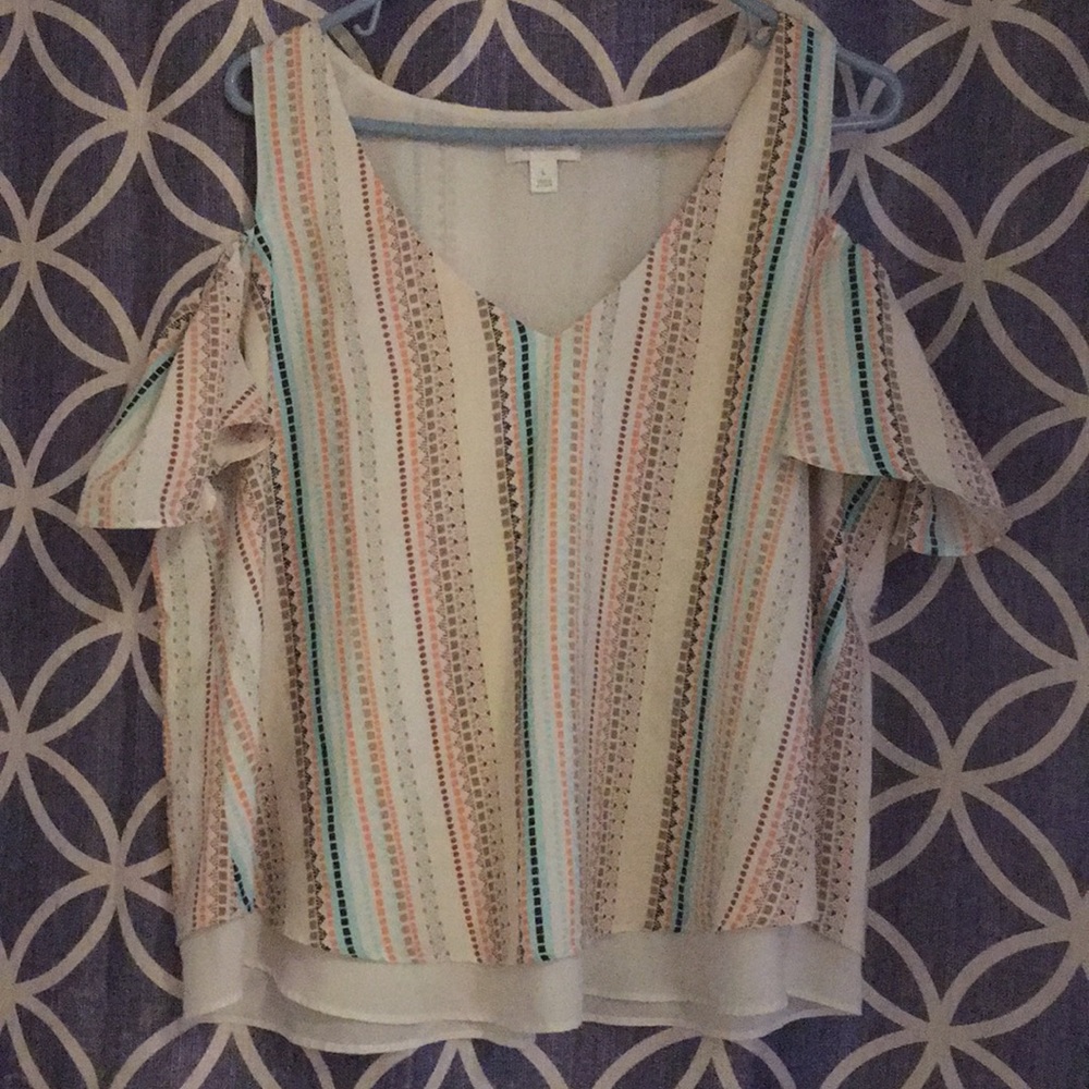 Cold shoulder blouse